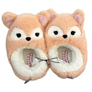 Squishmallows Size 9-10 Women’s Slippers Pace The Fennec Fox Fuzzamallows NEW